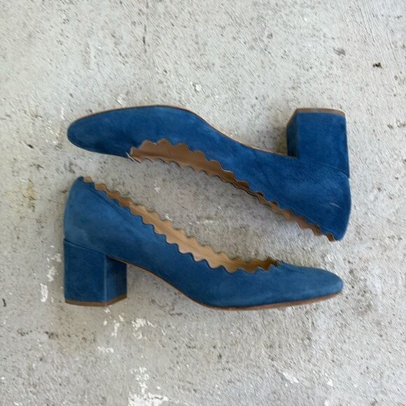 Chloe scalloped heels - Picture 1 of 8